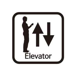 Elevator 엘리베이터 승강기 시트컷팅 스티커