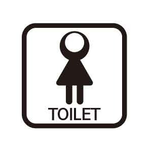 toilet1 여자 화장실 시트컷팅 스티커 