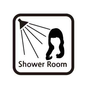 여성 샤워실 시트컷팅 스티커 