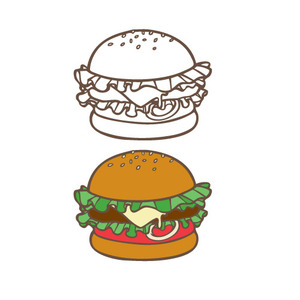햄버거 (hamburger)1
